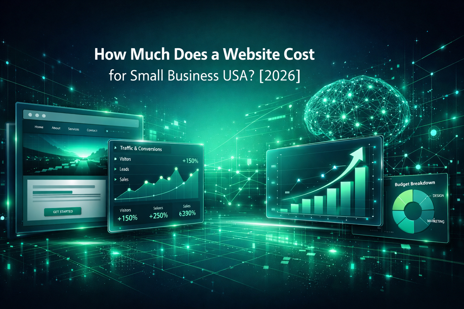 Small business website cost USA 2026 guide