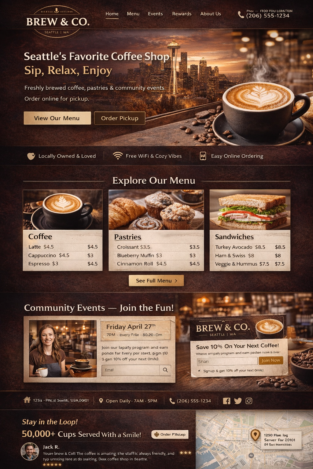 Brew & Co. Coffee Shop