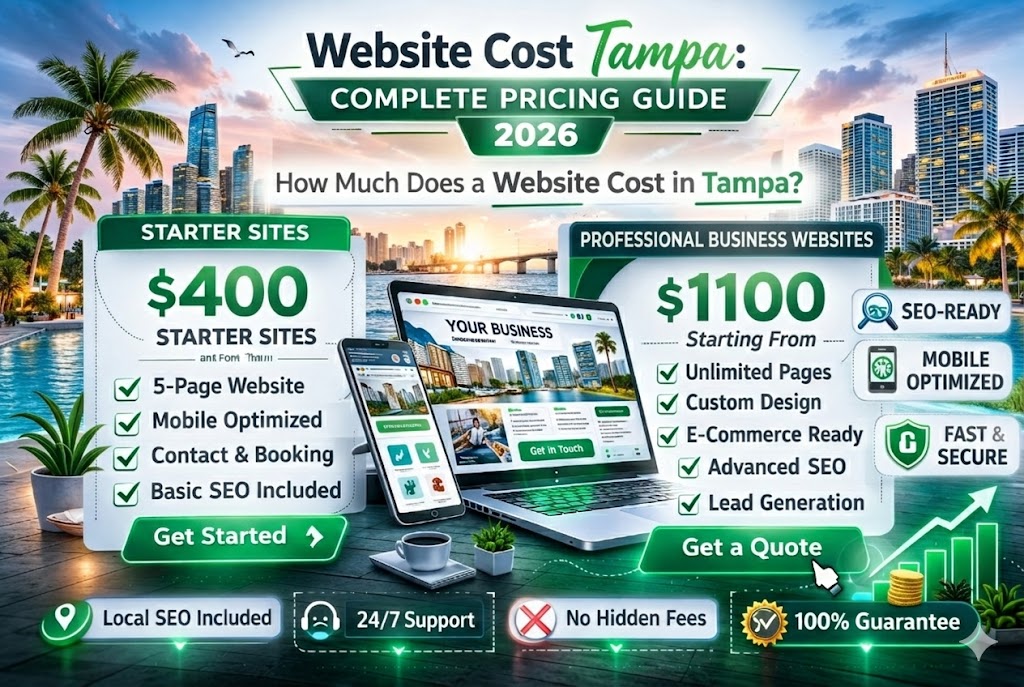 Website Cost Tampa Guide Image