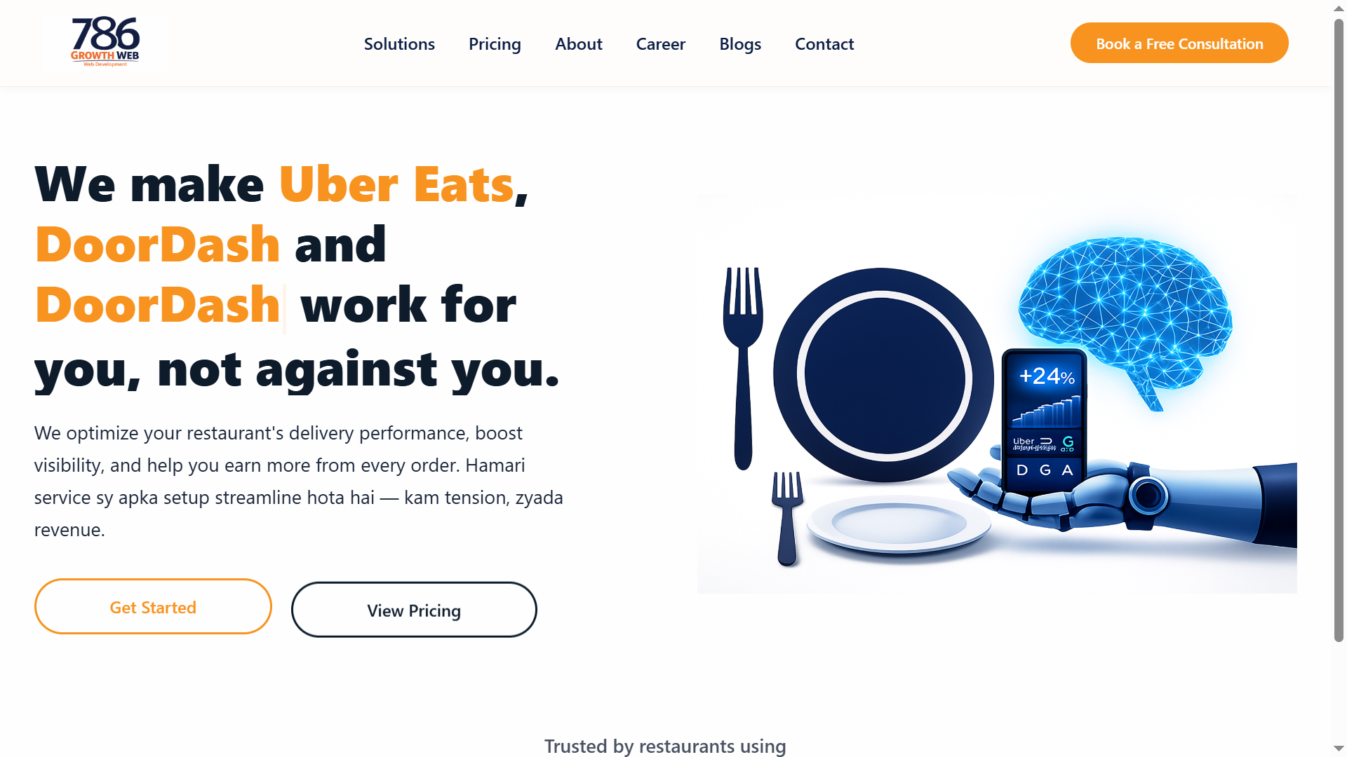 Construction company website